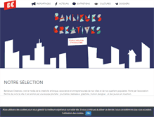 Tablet Screenshot of banlieues-creatives.org